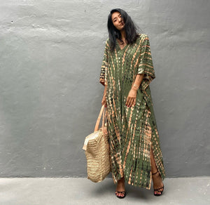 Cotton Halo Dyed Beach Loose robe