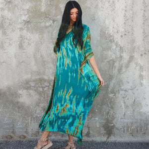 Cotton Halo Dyed Beach Loose robe