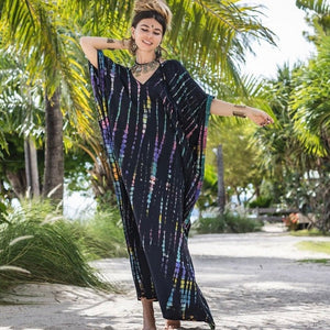 Cotton Halo Dyed Beach Loose robe