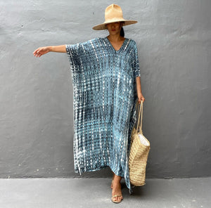 Cotton Halo Dyed Beach Loose robe