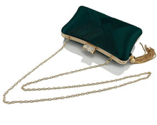 Load image into Gallery viewer, Tassel Metal Woven Diamond Handbag