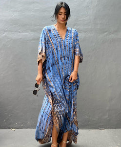 Cotton Halo Dyed Beach Loose robe