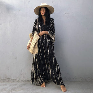 Cotton Halo Dyed Beach Loose robe