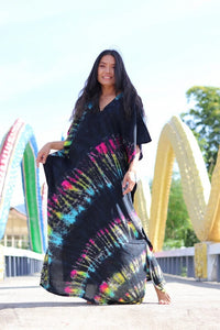 Cotton Halo Dyed Beach Loose robe